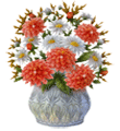 Анимированные картинки про цветы