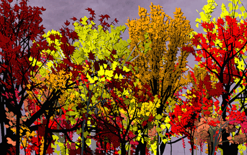 гламурные Анимации Природа, графические рисунки Природа