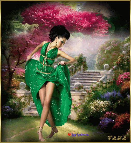 гламурные Анимации Девушки, графические рисунки Девушки