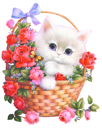гламурные Анимации Кошки, графические рисунки Кошки